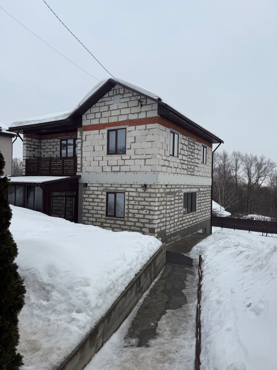 Фасад жилого дома после утепления мокрым фасадом 320 м² — Пенза